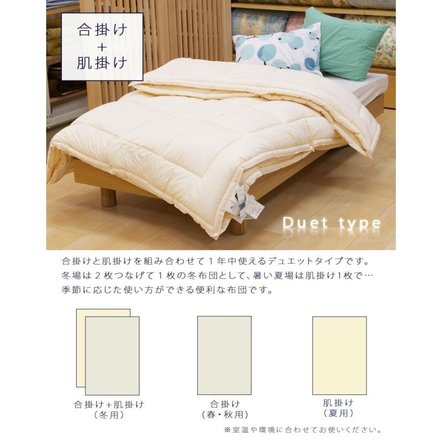 インビスタ ダクロン(R)NATURAL FEEL ダウン・ライク 中わた 洗える2枚合わせ掛け布団 オールシーズンタイプ　ダブルロング |  | 01