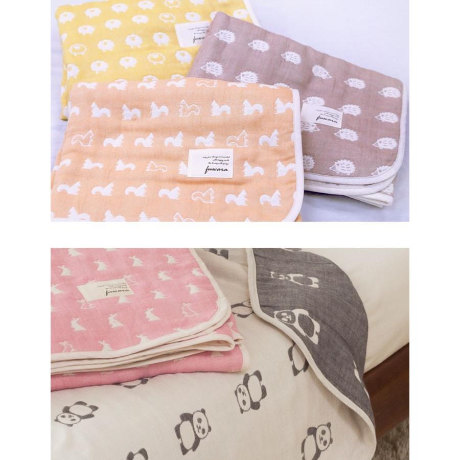ガーゼケット お昼寝布団 おくるみ 赤ちゃん ベビー 子ども 肌掛け ベビーカー ギフト 日本製 6重  100×140cm fuwara 蒲郡産 |  | 06