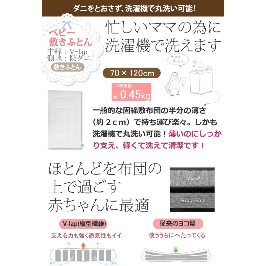 洗える お昼寝布団 はらぺこあおむし 5点セット バッグ付 カバー付 ベビー布団 ダブルガーゼ 保育園 幼稚園 お泊り 旅行 敷布団も洗える おひるね 赤ちゃん |  | 05