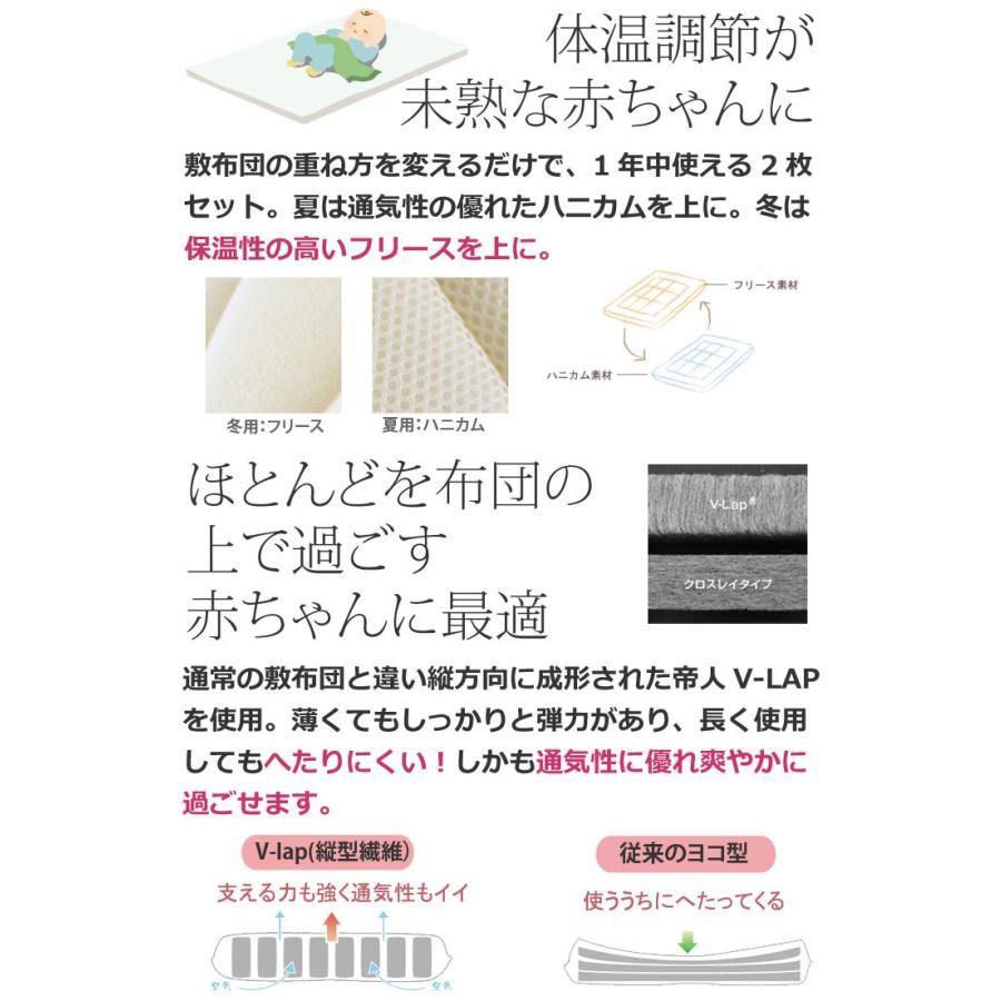 ベビー布団セット 70×120cm 日本製 はらぺこあおむし 9点 洗濯ネット付 ダブルガーゼ 可愛い あおむし ベビー布団 かわいい おしゃれ 北欧 赤ちゃん