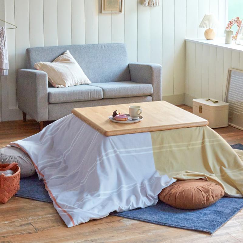 こたつ布団 カバー 長方形 Fab the Home リーナ 200×240cm 綿100％ こたつカバー シンプル くすみカラー ナチュラル 可愛い 北欧 おしゃれ ファブザホーム |  | 07
