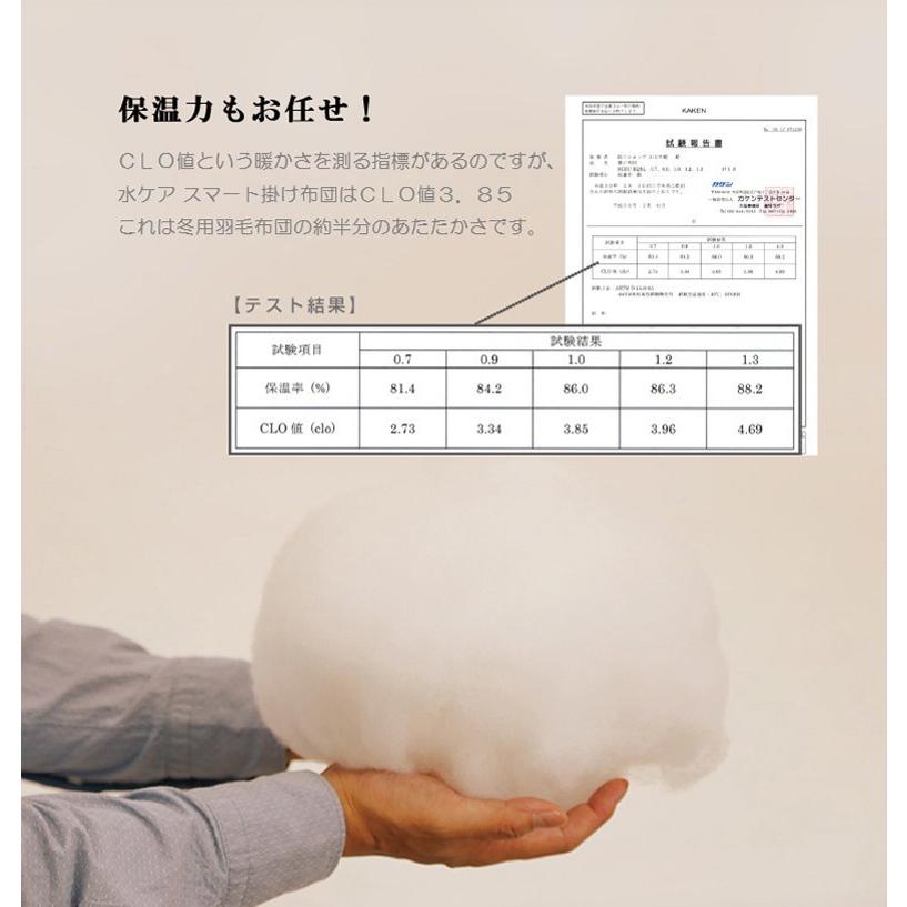 水ケア 掛け布団 シングル 布団 洗濯乾燥機が使える 洗える布団 150×210cm 洗える 掛け布団 洗濯OK 乾燥機OK |  | 06