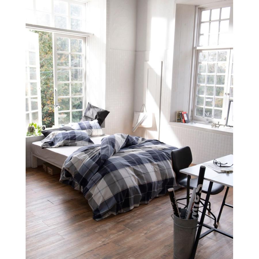 Fab the Home アクロス 掛け布団カバー シングルロング 150×210cm 綿100％ チェック チェック柄 ネイビー ブルー おしゃれ 北欧 カジュアル ファブザホーム |  | 06