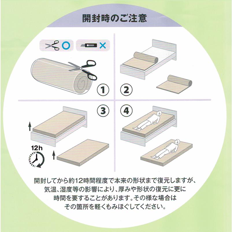 マットレス シングル 西川 高反発マットレス 三つ折り フェスタ2 FESTA2 97×200×9cm 敷き布団 ウレタン 抗菌防臭 | 西川 | 17