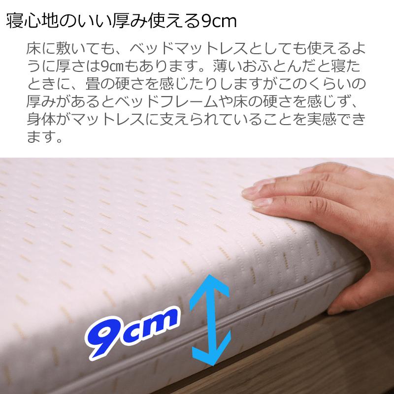 マットレス シングル 西川 高反発マットレス 三つ折り フェスタ2 FESTA2 97×200×9cm 敷き布団 ウレタン 抗菌防臭 | 西川 | 07