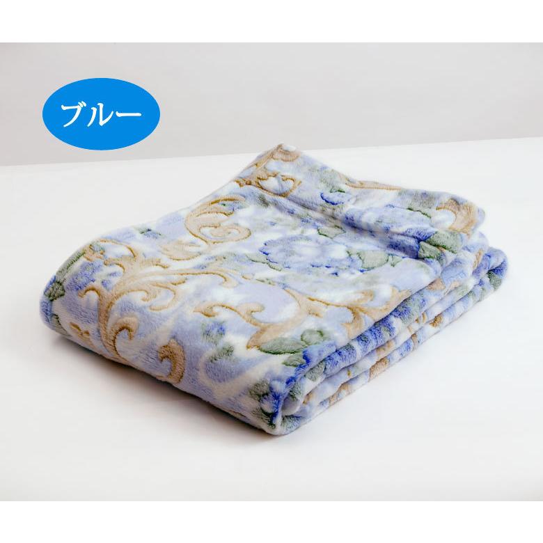 毛布 マイクロファイバー オールシーズンケット シングルサイズ 140×200cm ゲルマニウム加工 上品 花柄 高級感 軽量 薄手 |  | 06