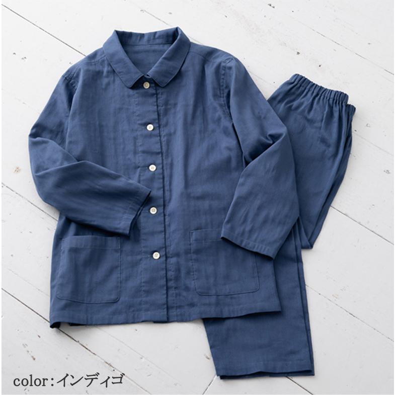 パジャマ レディース 綿100％ M L ダブルガーゼ くすみカラー シンプル ガーゼ ナチュラル 北欧 おしゃれ Fab the Home ファブザホーム |  | 06
