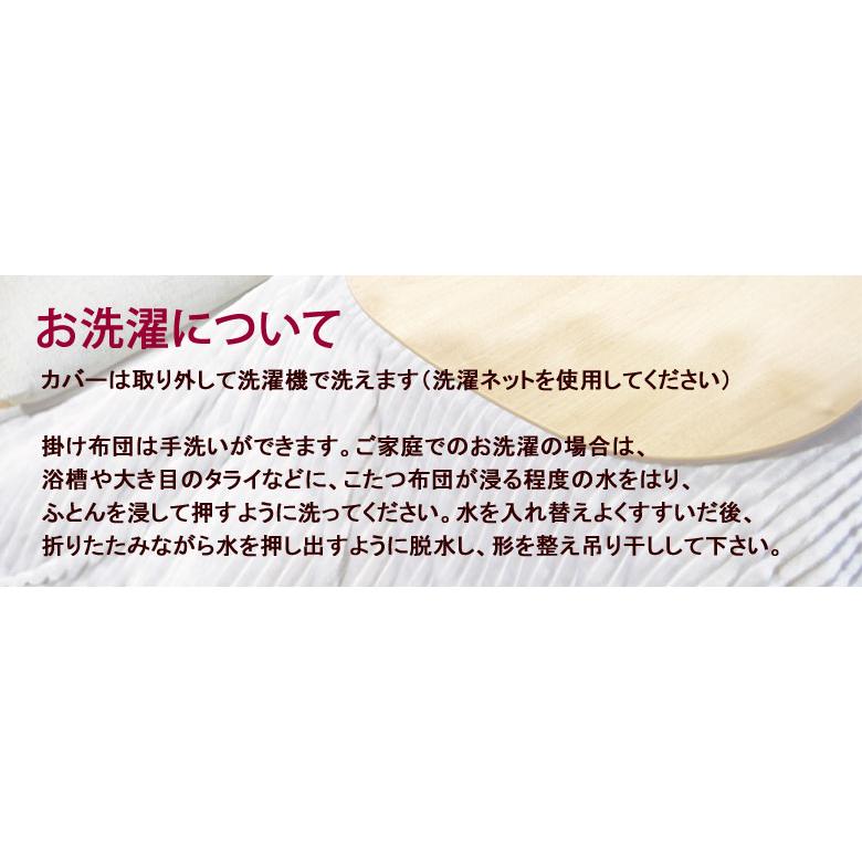 こたつ布団とカバーのセット 洗える こたつ掛け布団 正方形 200×200cm モルデ カバー付き シンプル おしゃれ 北欧 無地 ふわふわ ベージュ グレー ネイビー | イケヒコ | 04
