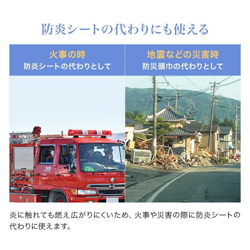 防炎掛ふとん 布団　ダブルサイズ 190x210cm 防炎加工 安心 防炎 掛布団 日本製 |  | 04