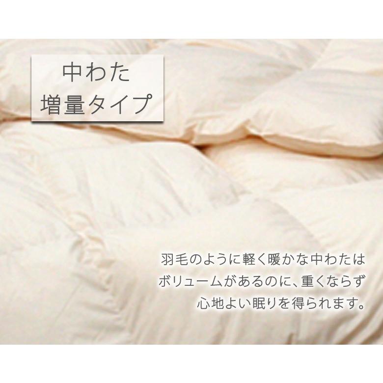 インビスタ ダクロン(R)NATURAL FEEL ダウン・ライク 中わた 洗える掛け布団 中綿増量タイプ　セミダブルロング アルファイン生地使用 |  | 01
