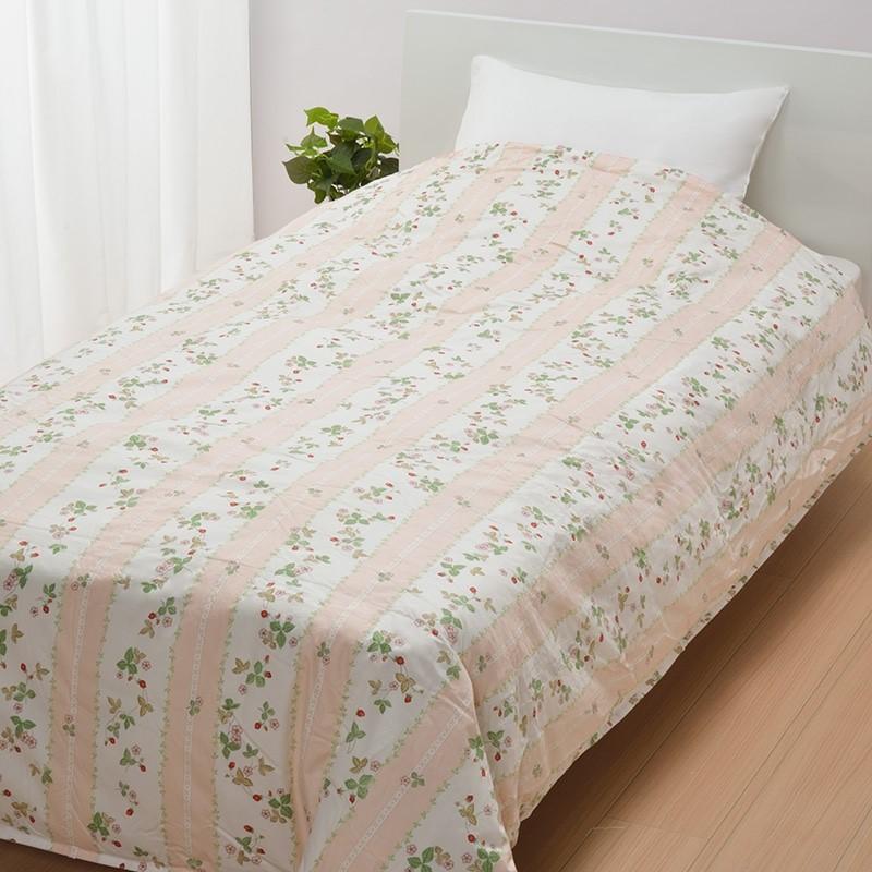 西川 合掛け布団 シングルロング 150×210cm ウェッジウッド 羽毛布団 羽毛布団 掛け布団 掛けふとん 春 秋 やや厚手 ダウン70％ ピンク グリーン 可愛い 上品 | WEDGWOOD | 04