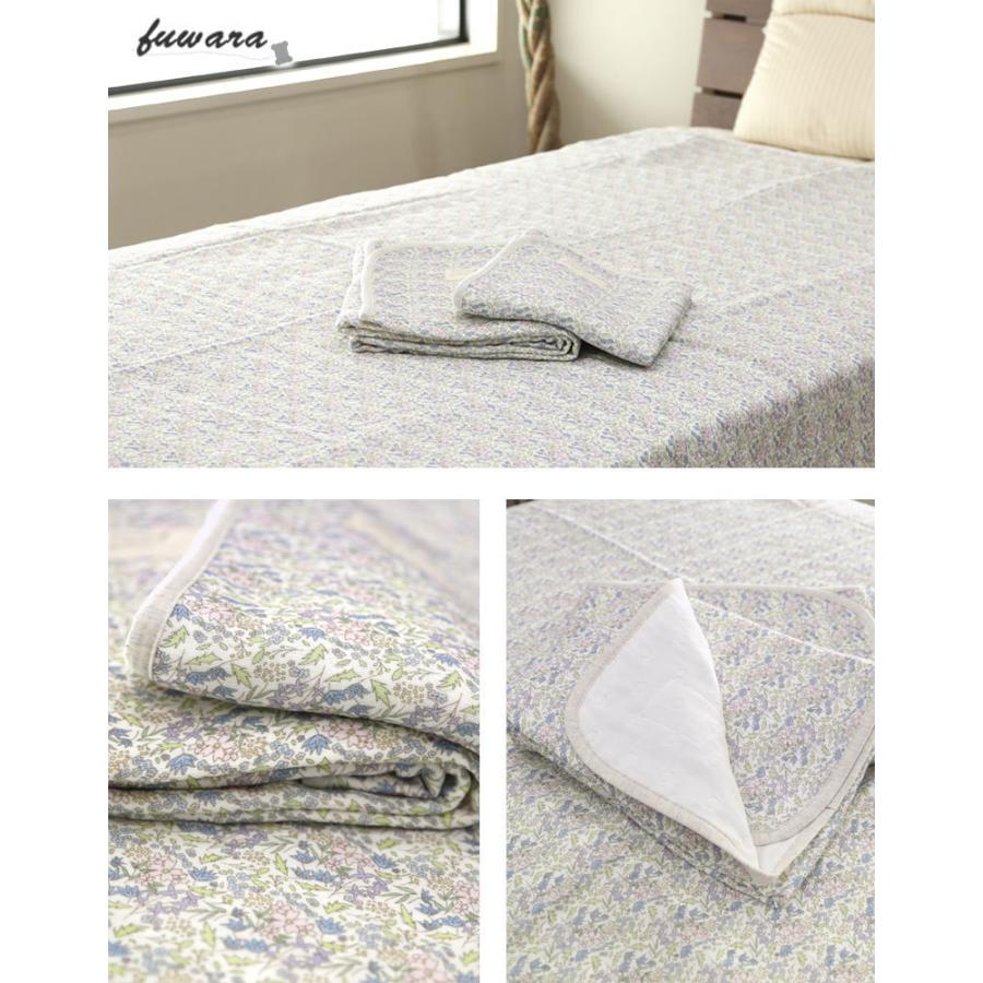 日本製 6重ガーゼケット 花柄 ベビー クォーター サイズ 70×100cm fuwara 蒲郡産 ガーゼケット 可愛い 赤ちゃん ベビー 子ども 肌掛け お昼寝 小花柄 花 |  | 06