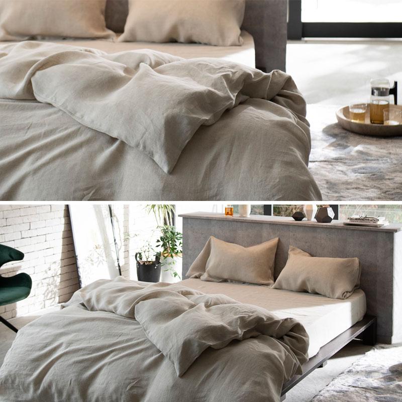 Fab the home 掛け布団カバー ファインリネン シングル 150×210cm 麻100％ ナチュラル シンプル 天然素材 リネン 麻 ナチュラル 北欧 ファブザホーム |  | 10