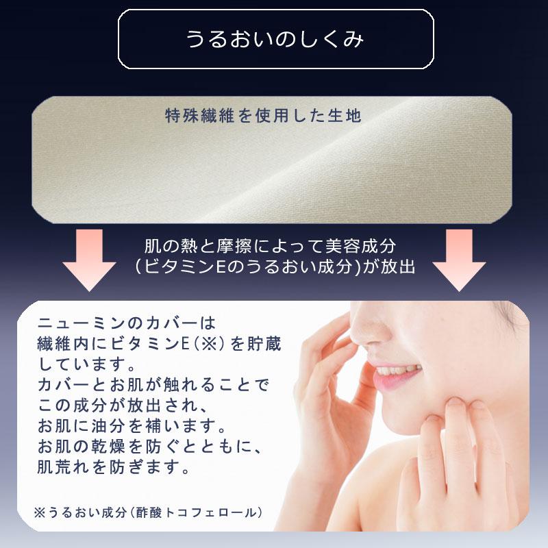西川 ニューミン newmine フェイスカバー 衿カバー シングルロング 美容成分配合 美肌 うるすべ肌 すべすべ 肌ケア 肌荒れ エイジングケア シングル | 西川 | 04
