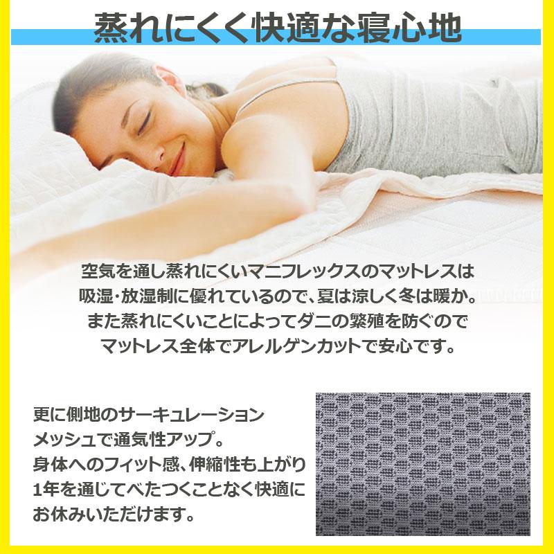 magniflex（マニフレックス） マットレス 三つ折り セミダブル 三