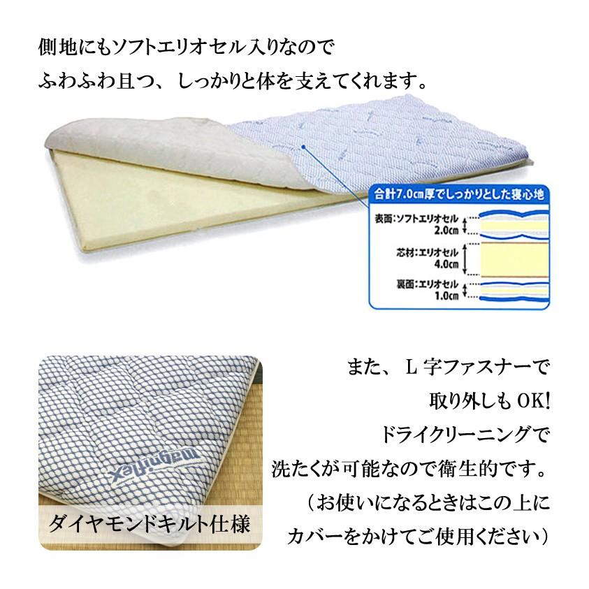 マニフレックス イタリアンフトン2 セミダブル 敷布団 マットレス 高反発 折りたたみ ウレタン フトンタイプ 敷き布団 正規販売店 ウレタンマットレス | magniflex | 05