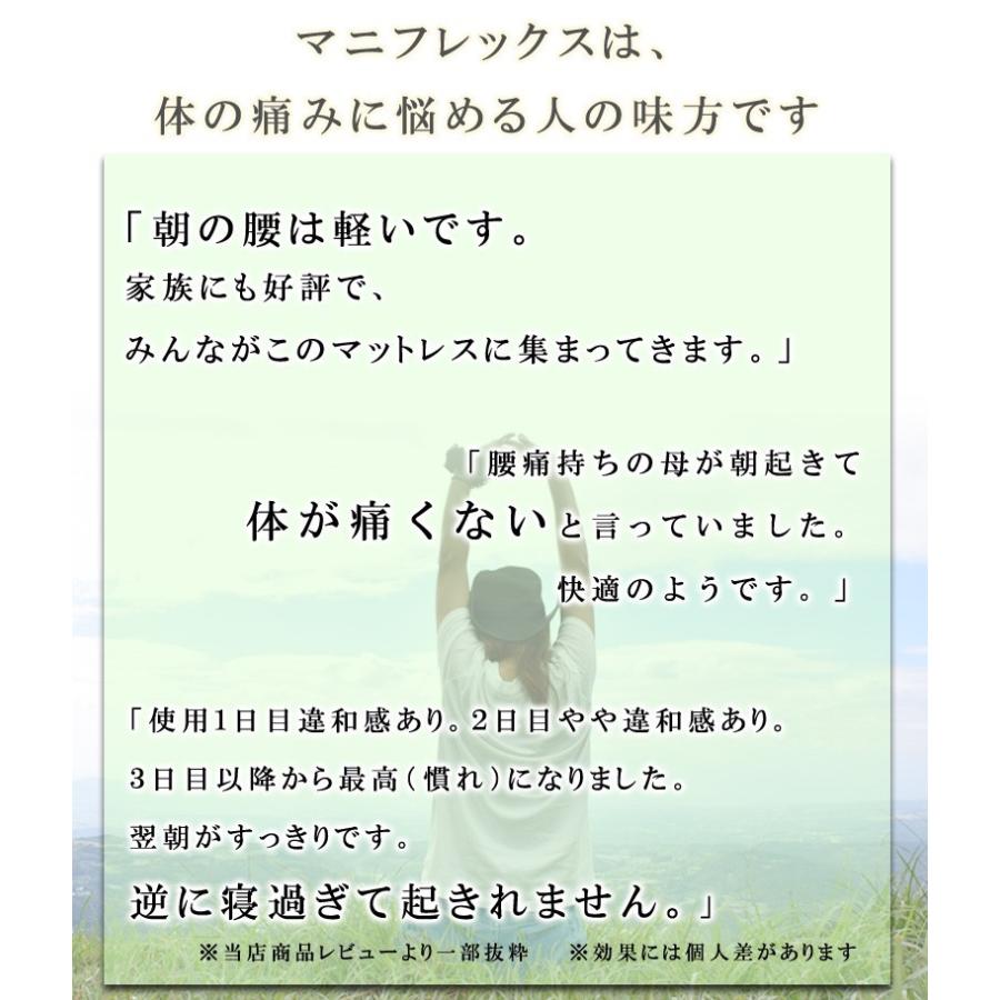 マニフレックス　フライニットウィング シングル マットレス三つ折り 高反発 | magniflex | 09