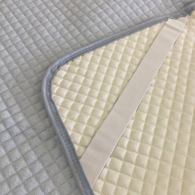 敷パッド 綿100% コットン パイル敷きパッド シングル 100x205cm 抗菌