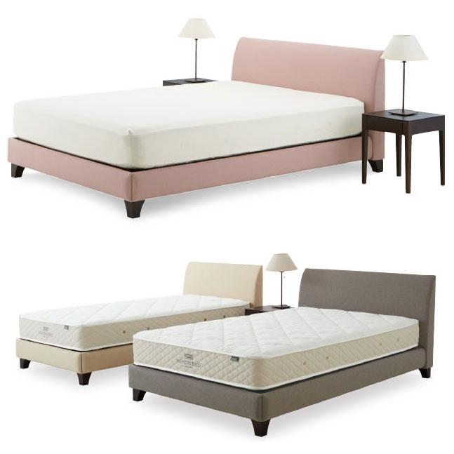 数量限定 日本ベッド ベッドフレーム RAFFIA ラフィア セミダブルサイズ 幅128×211×HB83cm 【送料無料】※ベッドベースのみ、マットレスは含まれておりません 【WSO1659609503】(60060円)