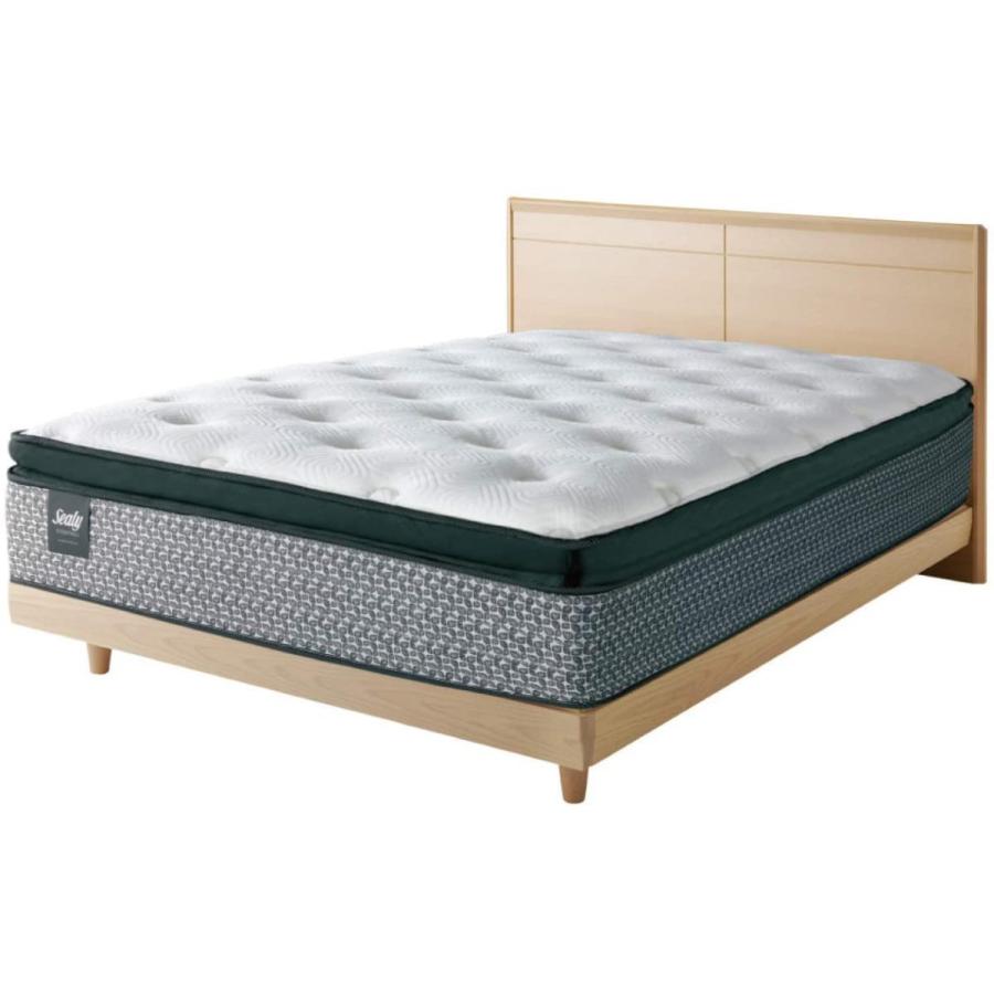 アスペン2 ベッドフレーム ST(ステーション) ナチュラル ダークブラウン ダブルワイド DWサイズ シーリー 日本製 送料組立設置無料 アッシュ無垢 環境基準 F4 | Sealy