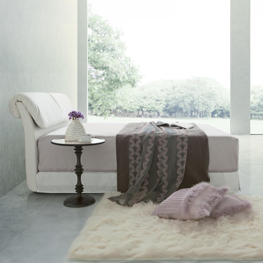 ブロンクスII ベッドフレーム DC ダブルクッション 脚 ホワイト ブラック ダブル Dサイズ Sealy シーリー 日本製 送料無料 革張り 受注生産 | Sealy | 05