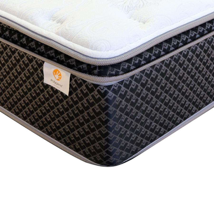 マットレス エメラルド4 クラウンジュエル ダブル Dサイズ シーリー 日本製 送料無料 高さ35cm 腰部補強 ポリジン加工 抗菌防臭 ピロートップ仕様 | Sealy | 01