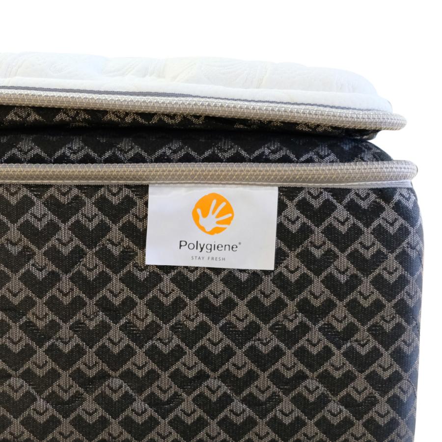 マットレス エメラルド4 クラウンジュエル セミダブル SDサイズ シーリー 日本製 送料無料 高さ35cm 腰部補強 ポリジン加工 抗菌防臭 ピロートップ仕様 | Sealy | 02