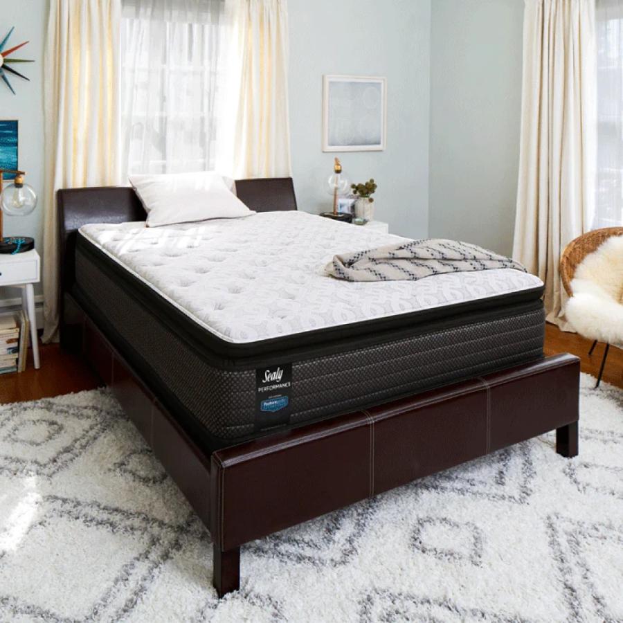 ポケットコイルマットレス パフォーマンスEPT2 マットレス レスポンス ダブルワイド DWサイズ シーリー 日本製 送料無料 腰部補強 ユーロピロートップ やわらか | Sealy | 01