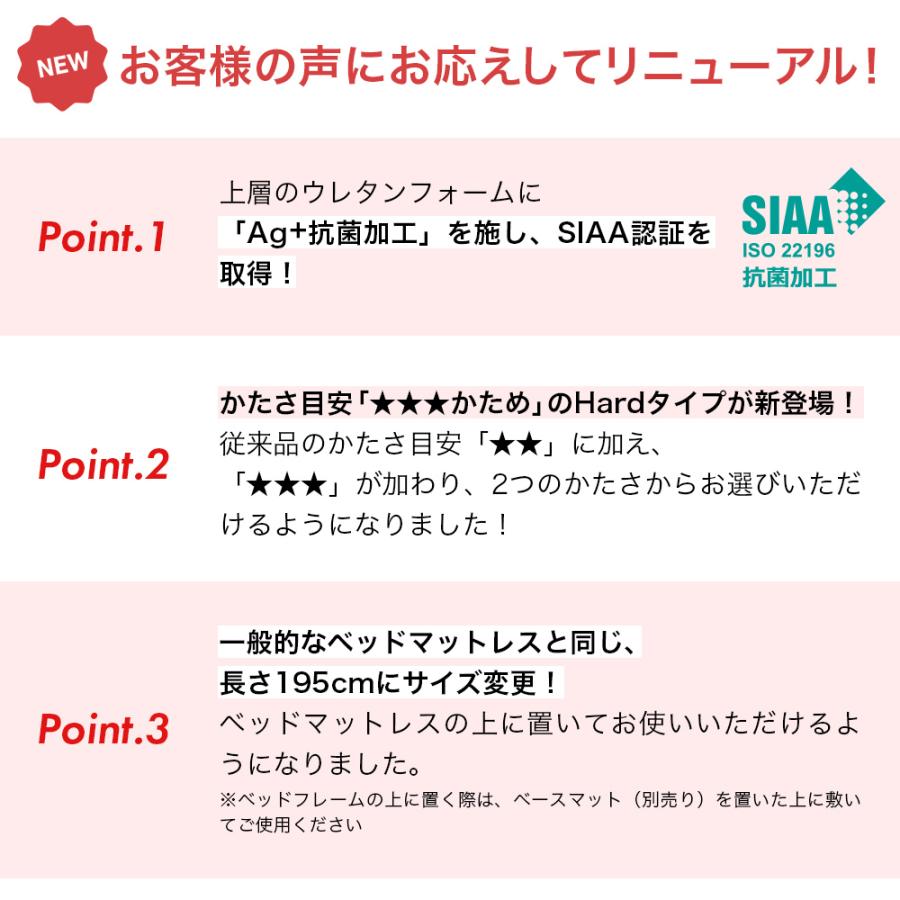 マットレス シングル 折りたたみ 三つ折り ムアツふとん 昭和西川公式 20年ムアツ X 体圧分散 厚さ10cm 除湿パッドプレゼント対象｜sleepspa｜19