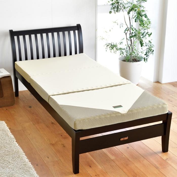 SUYARA スヤラ 三つ折りマットレス ウレタンマットレス セミダブル