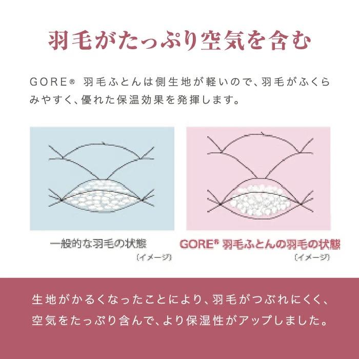 西川（nishikawa） 東京西川 GORETEX ゴア 羽毛掛けふとん 羽毛布団