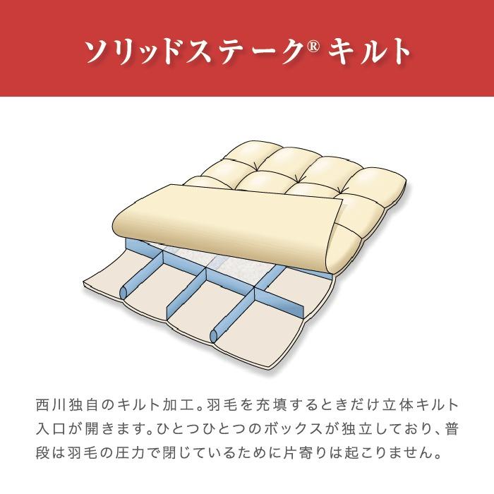 西川（nishikawa） 東京西川 ポーランドホワイトグース 羽毛掛けふとん