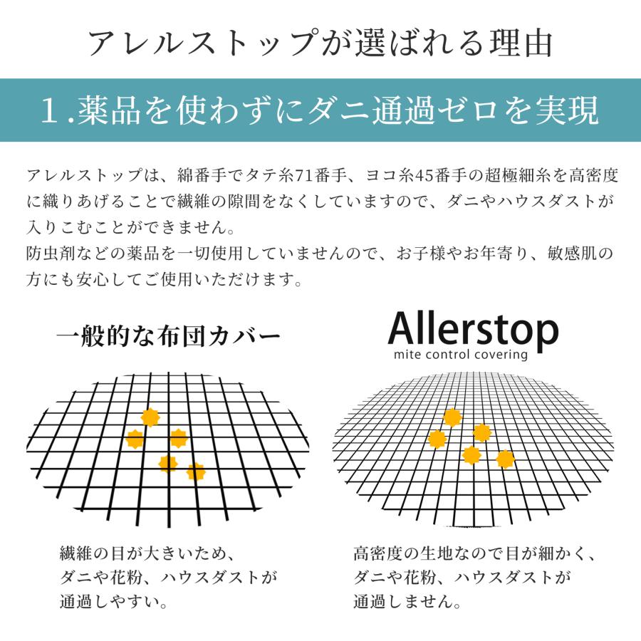 ボックスシーツ シングル ベッドシーツ シーツ 日本製 防ダニ アトピー協会推薦 花粉症対策 夏 ひんやり エコテックス 花粉対策 アレルギー対策 アレルストップ｜sleeptailor｜12