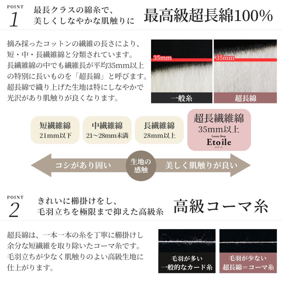 布団カバーセット ダブル 4点セット ベッド用 サテンストライプ 防ダニ 夏 ひんやり シーツセット おしゃれ 北欧 エトワール｜sleeptailor｜17