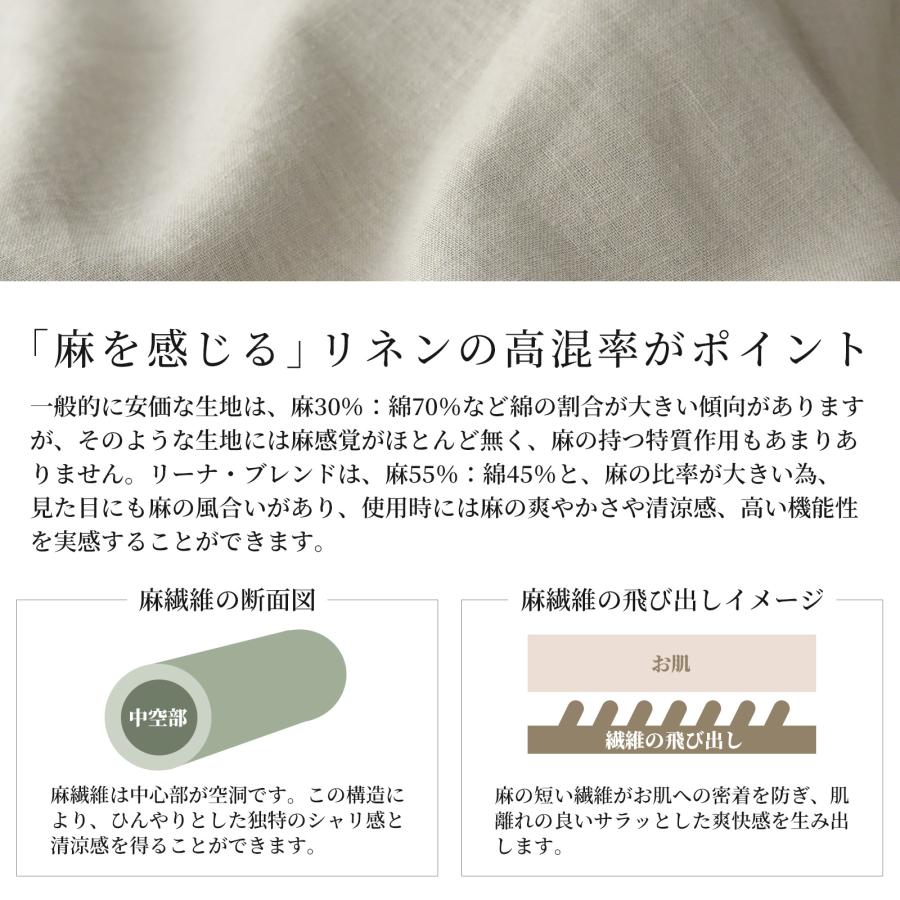日本製 麻 綿 洗いざらし リネンケット ブランケット ダブル リネン コットン 綿麻 リーナブレンド コットンケット ガーゼケット 春 夏用 新生活_7