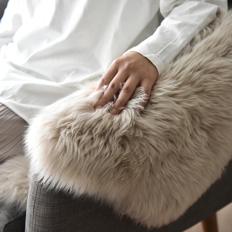 スリープテイラー ムートンラグ ラグ 高級天然 本革 60×90cm