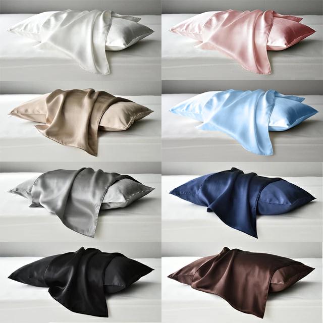 スリープテイラー 寝具専門店のシルク枕カバー 日本製 シルク100% 6A