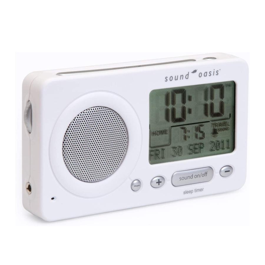 【24時間限定 1000円OFFクーポン配布中】サウンドオアシス・トラベルスリープサウンドマシン Soundoasis S-850W ホワイト 目覚まし サウンドセラピー |  | 02