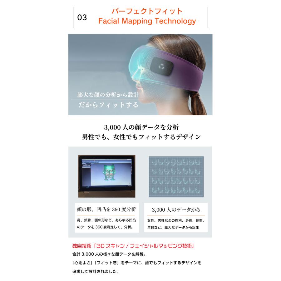 【24時間限定 2000円OFFクーポン】ホットアイマスク 仮眠 アイマスク 快眠 リラックス 目元温め 充電式 洗濯可 光遮断 Dreamlight HEAT ドリームライトヒート |  | 05