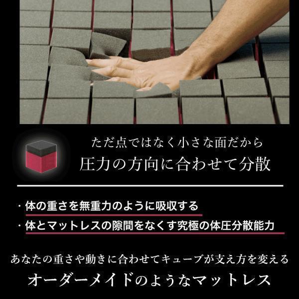 マットレス シングル 折り畳み マットレストッパー The Cubes 耐圧分散 快眠 高さ9cm NASA開発素材 通気性抜群 姿勢サポート |  | 05