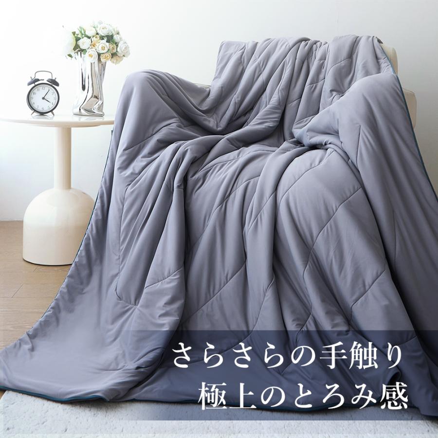 【5のつく日限定5000円OFFクーポン】毛布 ブランケット リバーシブル 冷感 一年中使える 接触冷感 フォーシーズン オールシーズン 通年 2way FourSeasonsBlanket |  | 06