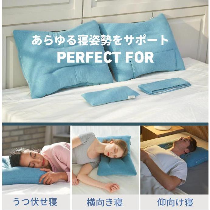 枕 まくら 無重力枕 冷感 氷枕 ひんやり 冷たい Dullo Plus リバーシブル 寝姿勢サポート 寝汗防止 洗濯可能 洗える 送料無料 ギフト |  | 10