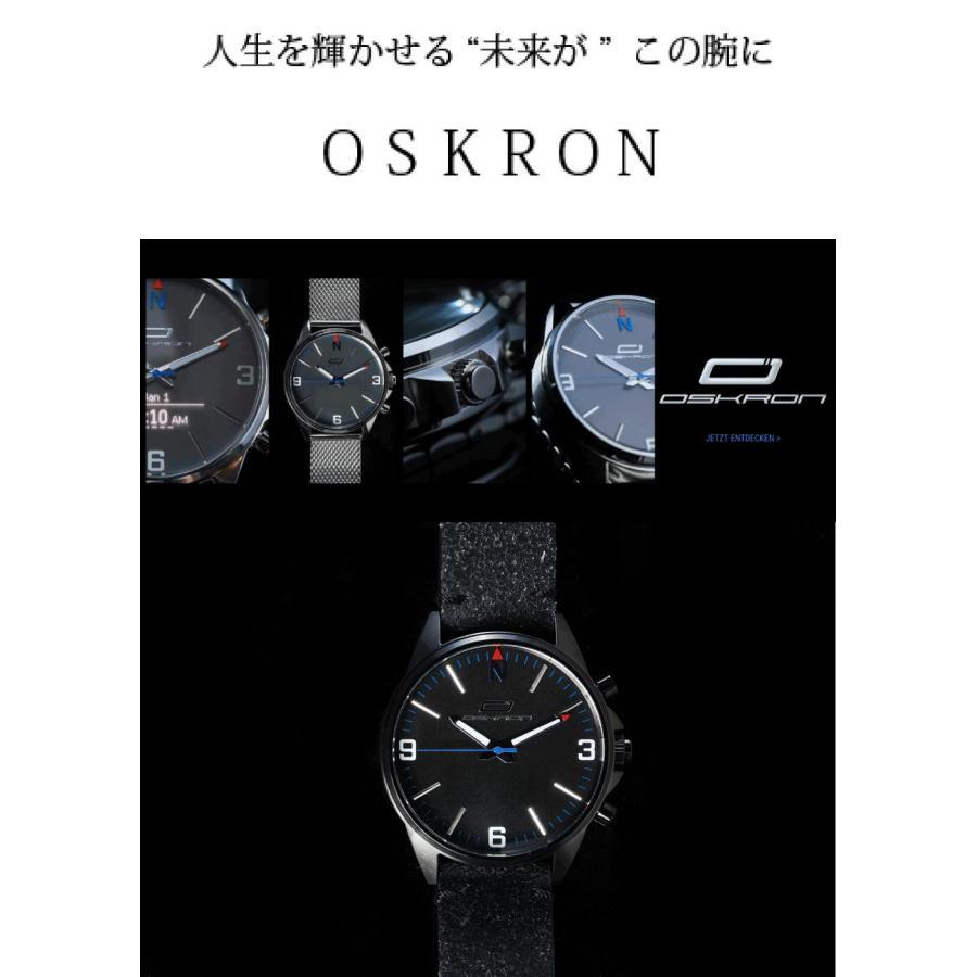 アナログ腕時計型 スマートウォッチ OSKRON オスクロン アラーム メール確認 アプリ連携 |  | 05