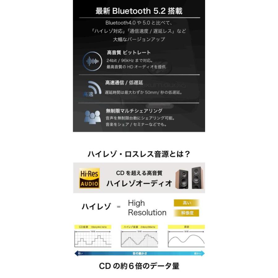VOCE 2台セット Bluetooth5.2 トランスミッター レシーバー ワイヤレスマイク DACアンプ 1台4役 ハイレゾ ロスレス 送信機 受信機 充電式 無線 |  | 03