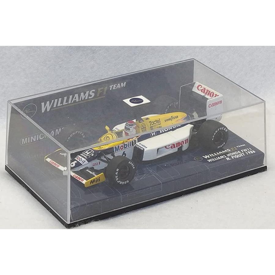 1/43 MINICHAMPS ミニチャンプス F1 Williams HONDA FW11 #6 N.PIQUET