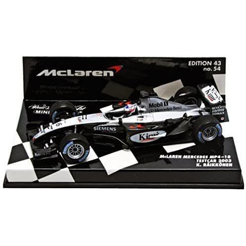 MINICHAMPS 1/43スケール マクラーレン・メルセデス MP4-18 テストカー #6 K.ライコネン 2003｜sleepy-baby