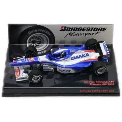 レーシングギア別注 ミニチャンプス 1/43 アロウズ ヤマハ A18   D.ヒル / 1997 ブリヂストンパッケージ