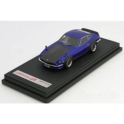イグニッション 1/43 日産 フェアレディ Z S30 ブルー / カーボンボンネット 200台限定 IG0246