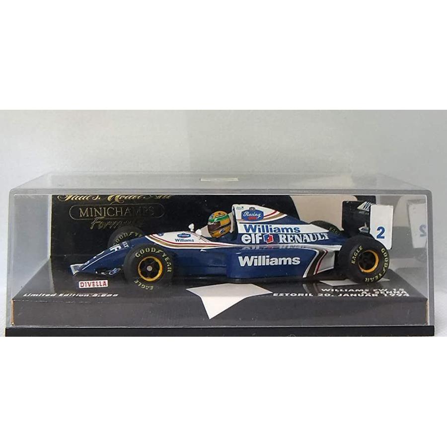 【絶版】ミニチャンプス 1/43 ウイリアムズ FW15 エストリル A.セナ 1994 リミットエディション 完成品
