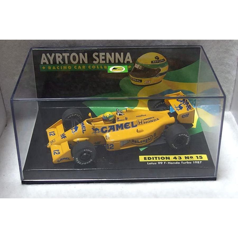 1/43 ミニチャンプス Ayrton Senna Racing Car Collection Lotus 99T Honda Turbo 1987 アイルトン・セナ Edition43 No15 minichamps